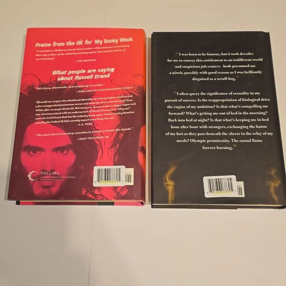 My Booky Wook / Booky Wook 2 Russell Brand Memoirs Hard Cover